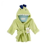 Baby Aspen Splash-a-Saurus Dinosaur Hooded Towel Robe, 0-9 Months