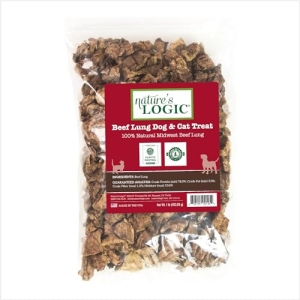 NATURE’S LOGIC Beef Lung Dog & Cat Treats