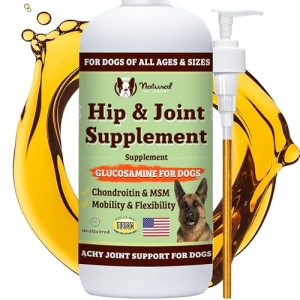 Natural Dog Company Liquid Glucosamine Hip & Joint Oil for Dogs
