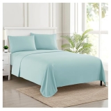 Twin Sheets – Breathable Luxury Sheets with Full Elastic & Secure Corner Straps