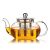 Hiware Glass Teapot with Stainless Steel Infuser & Lid