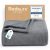 Bedsure GentleSoft Fleece Throw Blanket for Couch Grey