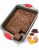 Boxiki Kitchen Non-Stick Steel 8×8 Square Baking Pan Durable