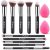 BEAKEY Makeup Brushes Set, Professional Foundation Eyeshadow Concealer Blush Pow
