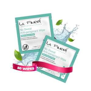 La Fresh Travel Lite Antiperspirant & Body Wipes for Sweat & Odor Control