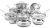 Cuisinart 17-Piece Stainless Steel Cookware Set