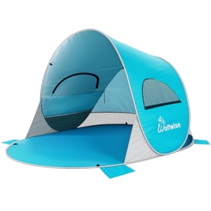 Wolfwise Pop up Beach Tent Sun Shelter with UPF50+ UV Protection