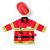 Melissa & Doug Fire Chief Role Play Costume Dress-Up Set