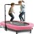 ANCHEER Trampoline for Kids, 56″ Double Toddler Trampoline with Adjustable Handl