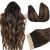 DOORES Tape in Hair Extensions Human Hair