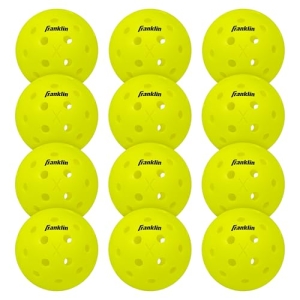 Franklin Sports x-40 Performance Outdoor Pickleballs – Usapa Approved (12 Pack)
