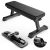 Finer Form Gym Quality Foldable Flat Bench for Multi-Purpose Weight Training and