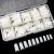 krofaue 500PCS Soft Gel False Nails Tips