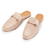 JENN ARDOR Mules for Women Flats Backless Loafers Shoes Slip On Slippers Pointed