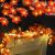 TURNMEON 2 Pack Fall Decor Enlarged Maples Leaves Lights Total 20Ft 40LED