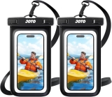 JOTO 2 Pack Waterproof Phone Pouch Case Up to 7″