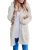 MEROKEETY Women’s 2025 Winter Long Sleeve Soft Chunky Knit Sweater Open Front Ca