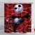 hipaopao Nightmare Before Christmas Skull Shower Curtain Sets Bathroom Halloween