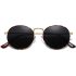SOJOS Round Polarized Sunglasses for Women Men Oversized Trendy UV Protection Sh
