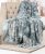 Everlasting Comfort Soft & Comfortable Arctic Blue Faux Fur Throw Blanket for Co
