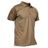 Obla Mens Golf Polo Shirts Short Sleeve Dry Fit Casual Print Collared Golf Shirt