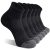 FITRELL 6 Pack Men’s Athletic Ankle Socks Cushioned Sports Running Socks