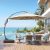 Grand patio 11FT Cantilever Umbrella with Base Outdoor Large Round Aluminum Offs
