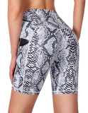 Soothfeel Women’s High Waist Yoga Shorts with Side Pockets Tummy Control Running