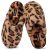 Snug Leaves Women’s Fuzzy Scuff Slippers Soft Comfy Memory Foam Non-slip Indoor