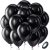 Bezente Black Balloons Latex Party Balloons