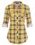 DJT Womens Soft Stretchy Knit Plaid Shirts Roll Up Long Sleeve Collared Button D