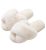 Evshine Women’s Fuzzy Slippers Cross Band Memory Foam House Slippers Open Toe In