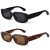 KUGUAOK Retro Rectangle Sunglasses Women and Men Vintage Small Square Sun Glasse
