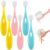 Patelai 6 Pieces Kids Extra Soft Nano Toothbrush Children Bristles Children Micr
