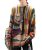 YESNO Women Sweater Graphic Oversized Pullover Sweaters Casual Loose Long Sleeve