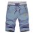 JustSun Mens Shorts Casual Classic Fit Cotton Summer Beach Shorts with Elastic W
