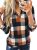 Dokotoo Women’s Spring Fall Fashion Casual Ladies Basic Cotton Cuffed 3/4 Long S