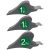 CR8GR8 Hair Clipper Guards, 3 Count – Includes NO.10