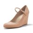 Athlefit Gold Kitten Heels for Women Square Open Toe Strappy Heeled Sandals Ankl