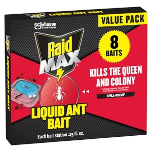 Raid MAX Liquid Ant Bait – Ant Traps Indoor and Outdoor Use