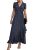PRETTYGARDEN Women’s Boho Floral Summer Maxi Dresses, Blue,XL