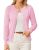 GRACE KARIN Pink Cardigan Sweaters for Women Lightweight Fall Cardigans Fashion