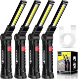 VICOODA LED Rechargeable Work Light with Magnetic Base Hanging Hook