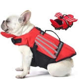 Petglad Dog Life Jacket, Cute Wings Adjustable Dog Life Vest with Chin Float and