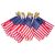 HOOSUN 12 Pcs Small American Flags On Stick