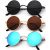 KALIYADI Round Polarized Sunglasses for Men Women Retro Metal Hippie Circle Styl