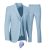 Men Suits Slim Fit 2 Button 3 Piece Suit Set