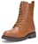 Vepose Women’s Combat Ankle Brown Flat Boots