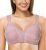 ZeroBound Women’s Minimizer Bra Comfort Cushion Strap Wirefree Full Coverage Lar