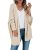 Saodimallsu Womens Oversized Open Front Fuzzy Cardigan Batwing Long Sleeve Popco